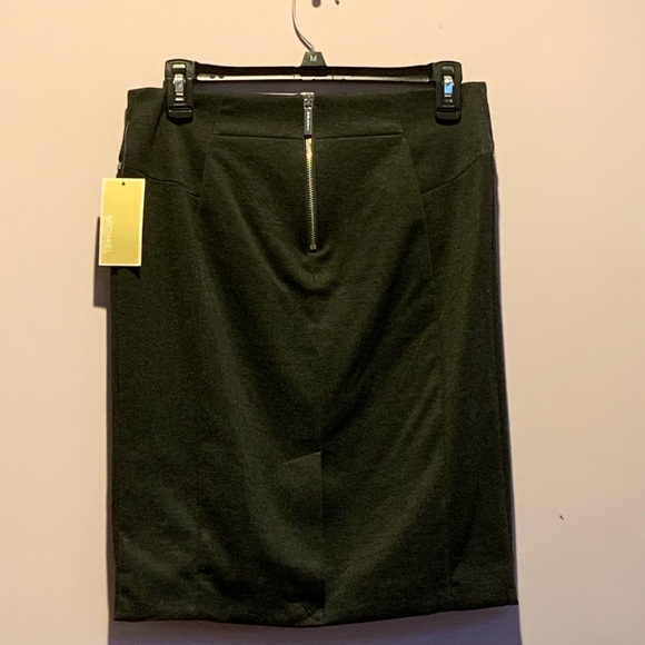 Michael Kors Charcoal Gray Pencil Skirt Size 8 - Picture 4 of 8